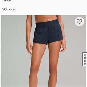 HOTTY HOT HIGH-RISE LINED SHORT 2.5”